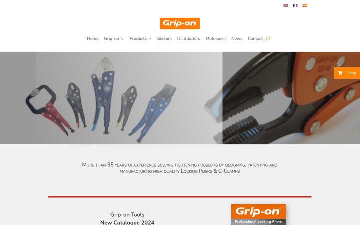 Screenshot of grip-on.com
