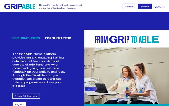 Screenshot of gripable.co