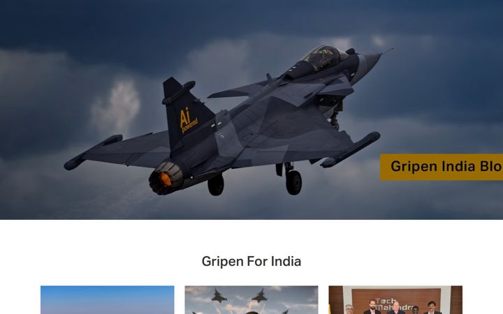 Zrzut ekranu gripenindia.com