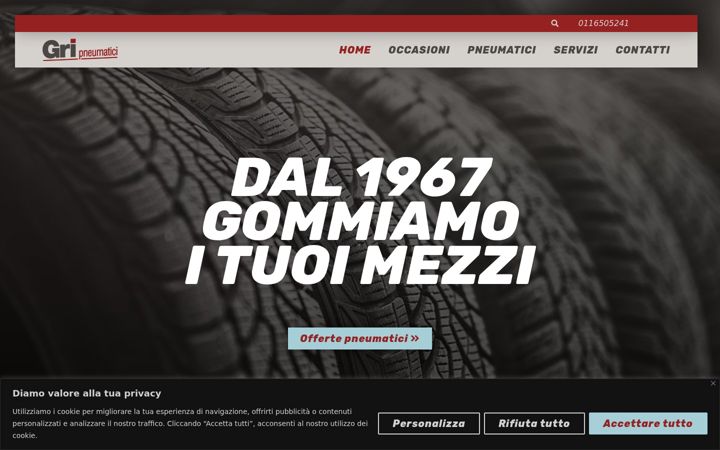 Screenshot of gripneumatici.it