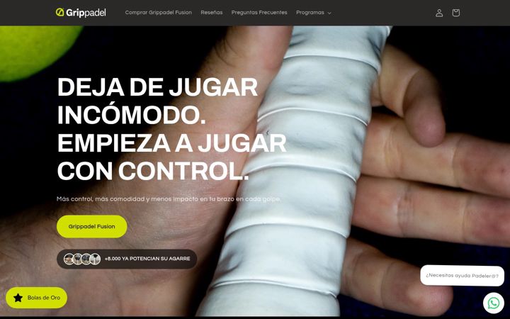 Zrzut ekranu grippadel.com