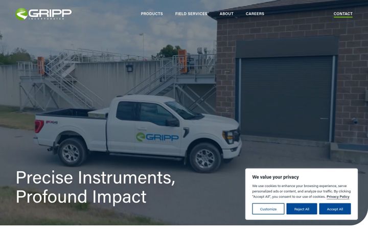 Zrzut ekranu grippinc.com