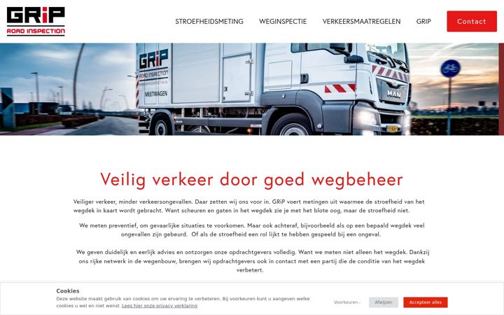 Screenshot of griproadinspection.nl