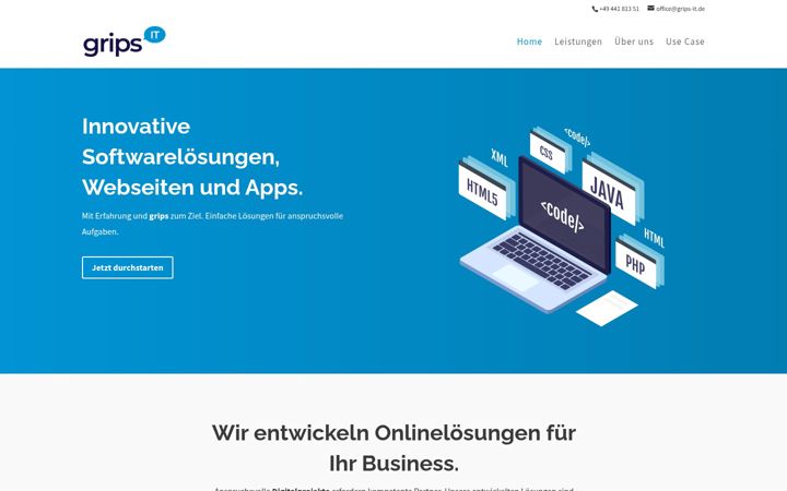 Screenshot of grips-it.de