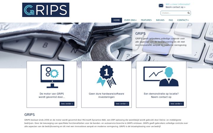 Screenshot of grips.nl