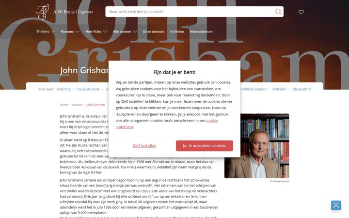 Screenshot of grisham.nl