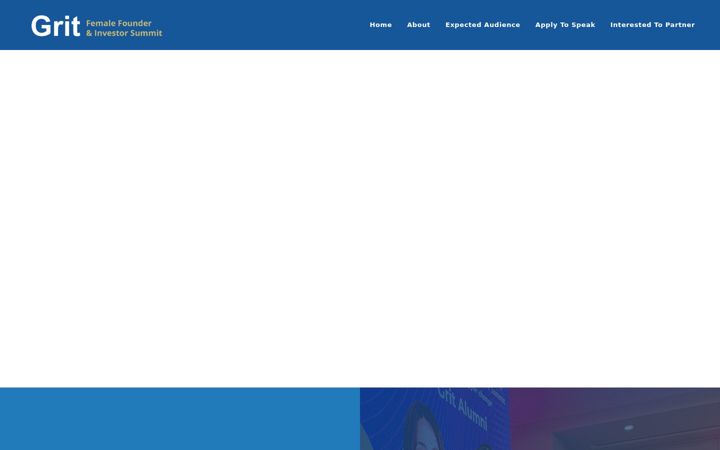 Screenshot of grit-femalenetwork.com