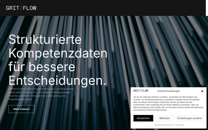 Screenshot of grit-flow.com