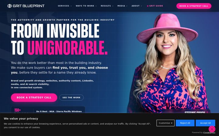 Screenshot of gritblueprint.com