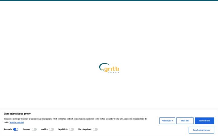 Screenshot of grittienergia.it