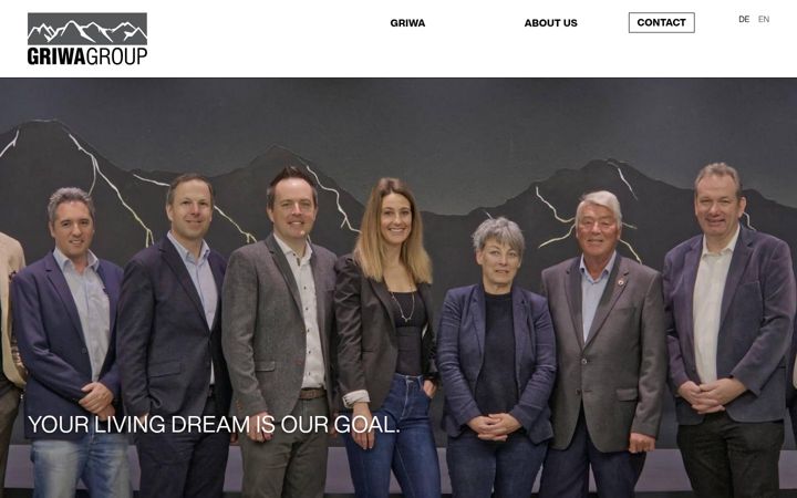 Screenshot of griwagroup.ch