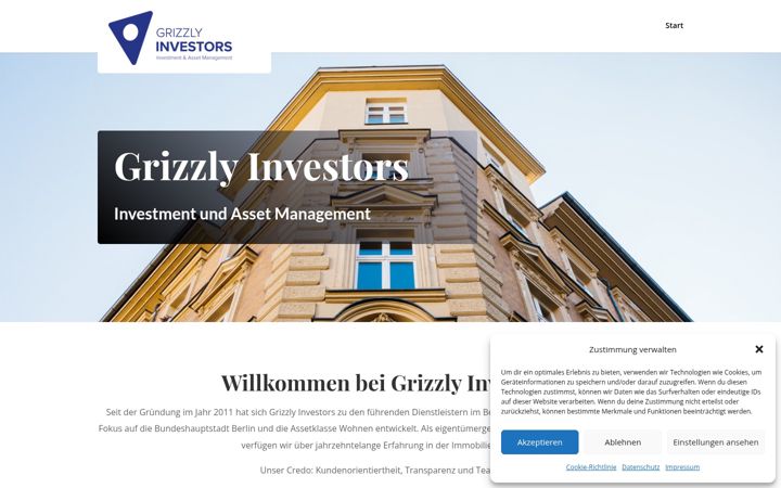 Screenshot of grizzly-investors.de
