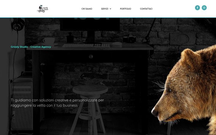 Screenshot of grizzlystudio.it