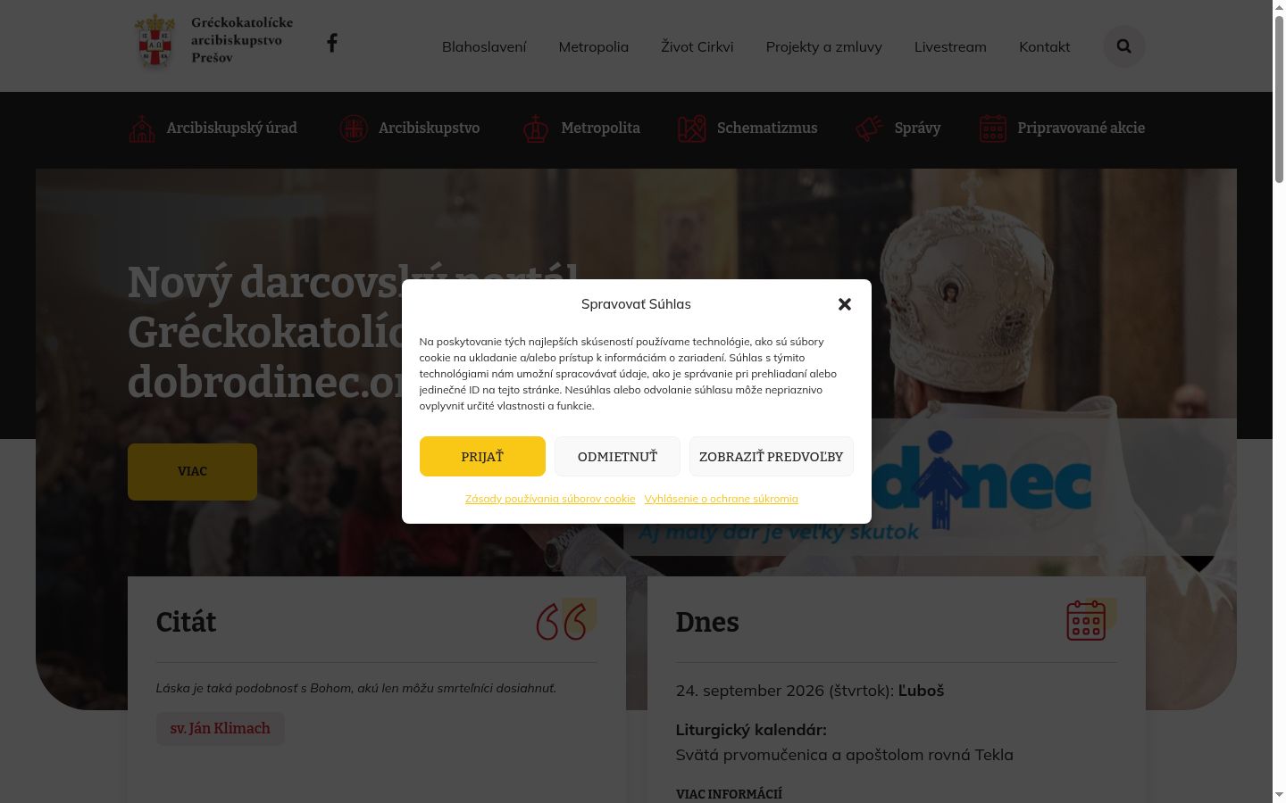 Screenshot tal-banner tal-kunsens muri qabel kwalunkwe interazzjoni