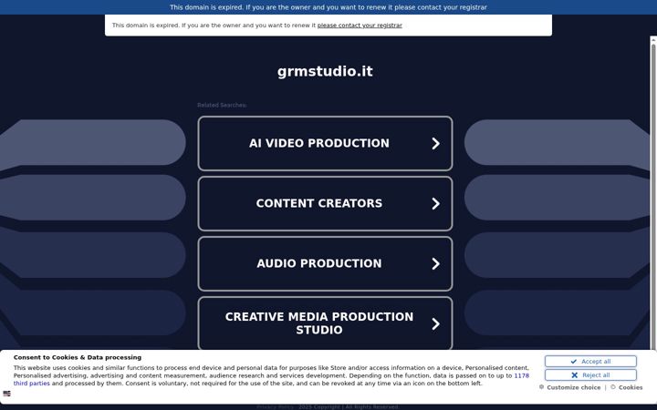 Screenshot of grmstudio.it