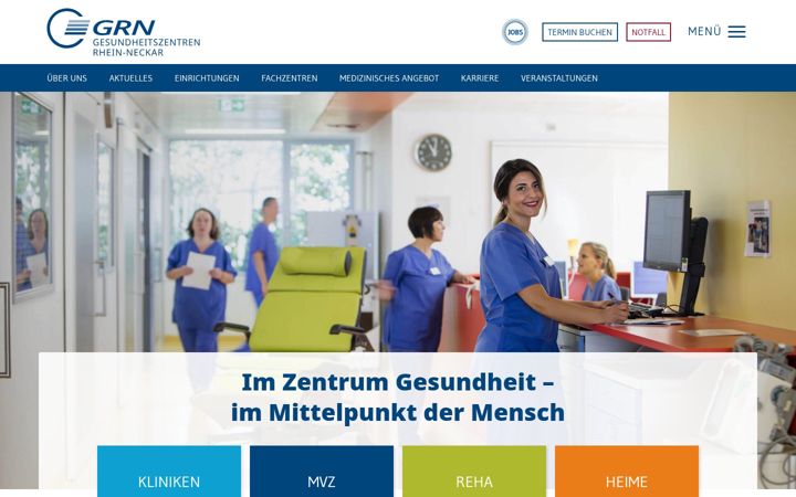 Screenshot of grn.de