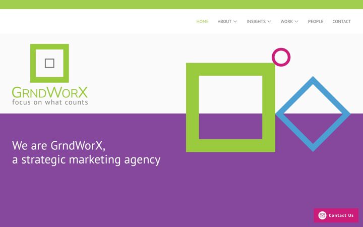Screenshot of grndworx.com