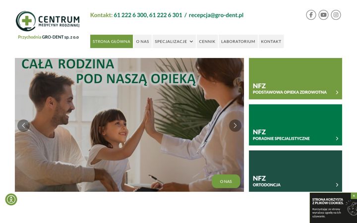 Screenshot of gro-dent.pl