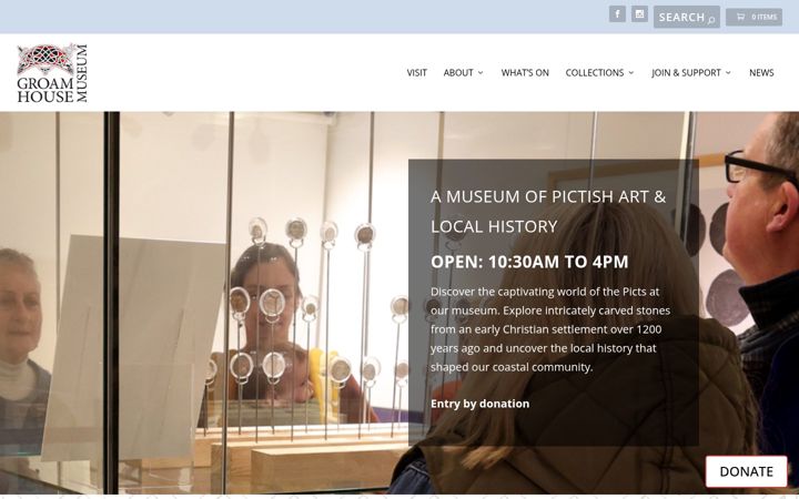Screenshot of groamhouse.org.uk