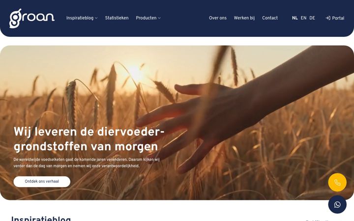 Screenshot of groan.nl