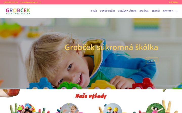 Screenshot of grobcek.sk