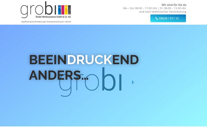 Screenshot of grobi-digital.de