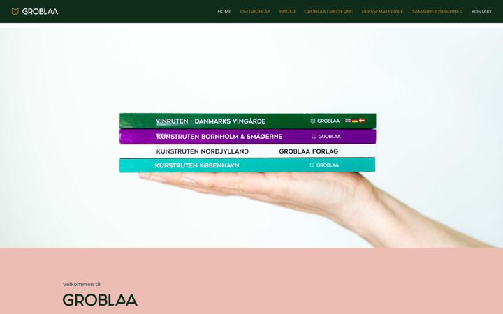 Screenshot of groblaa.dk
