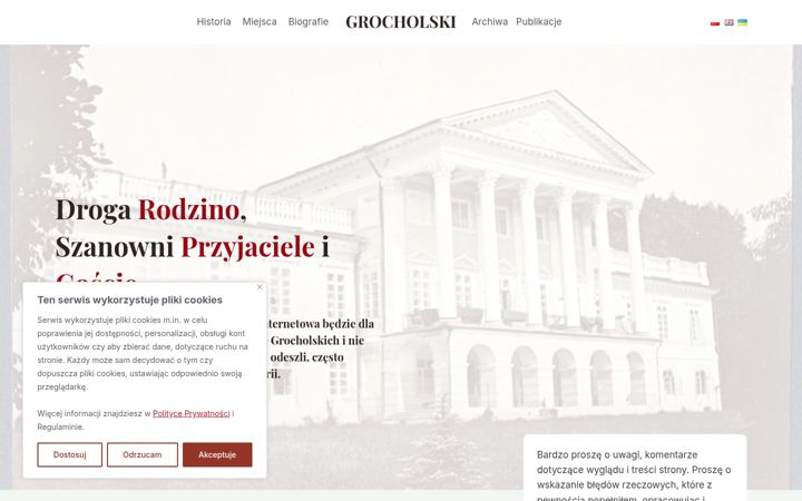 Screenshot of grocholski.pl