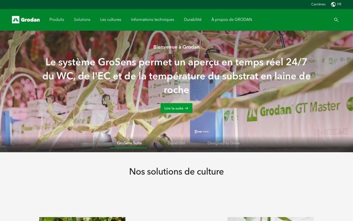 Screenshot of grodan.fr