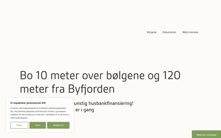 Screenshot of grodem-utsyn.no