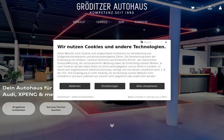 Screenshot of groeditzer-autohaus.de