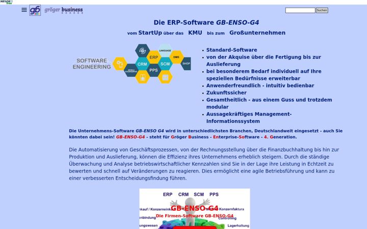 Screenshot of groeger.biz