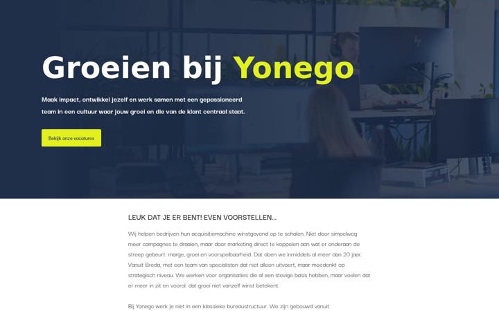 Screenshot of groeienbijyonego.nl