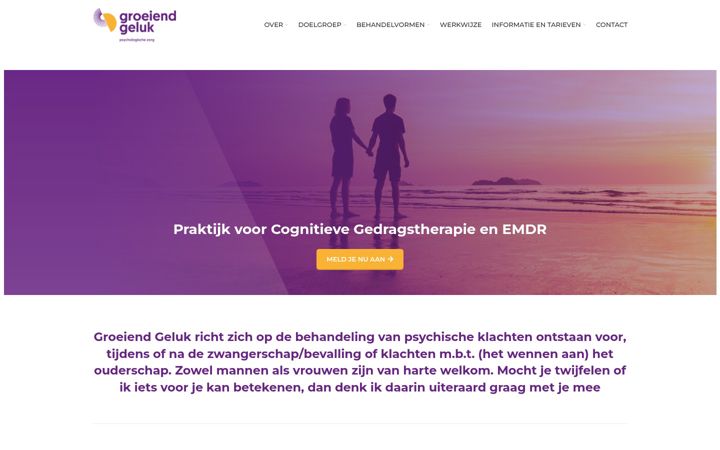 Screenshot of groeiendgeluk.nl