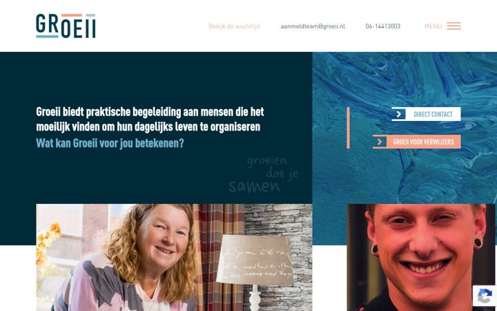 Screenshot of groeii.nl