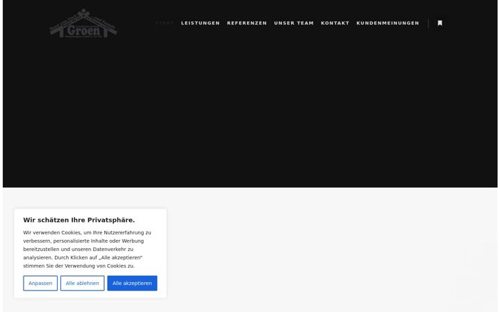 Screenshot of groen-bedachungen.de