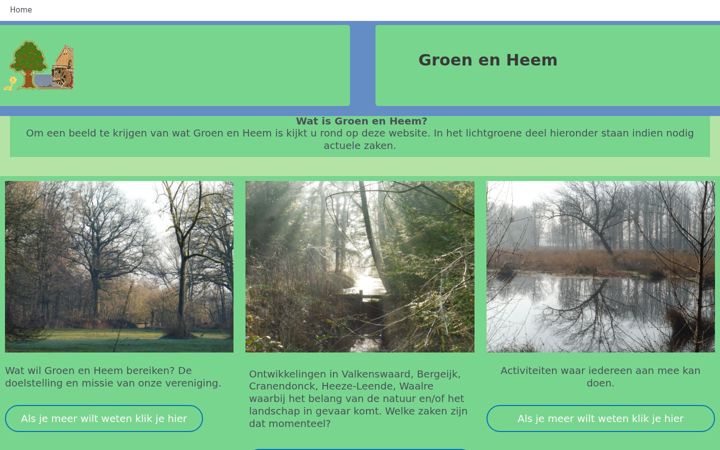 Screenshot of groenenheem.nl