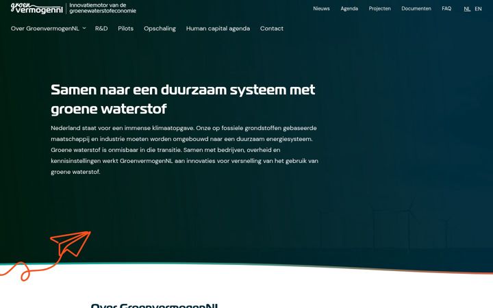 Screenshot of groenvermogennl.org