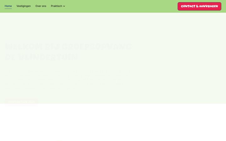 Screenshot van groepsopvangdevlindertuin.be