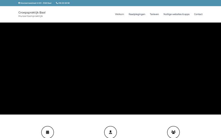 Screenshot of groepspraktijkbaal.be