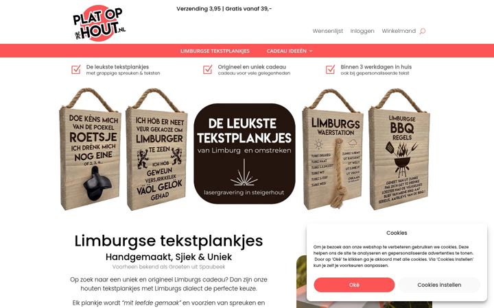 Screenshot of groetenuitspaubeek.nl