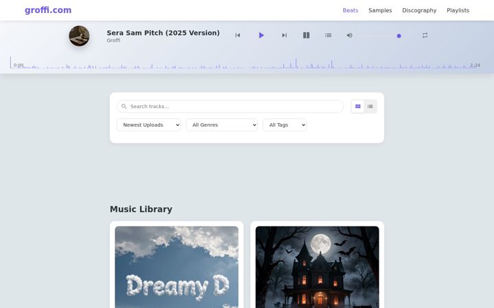 Screenshot of groffi.com