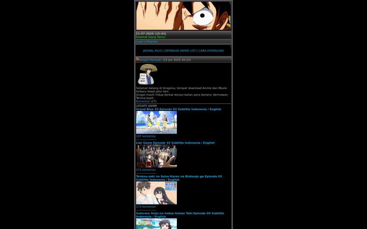 Screenshot of grogol.us