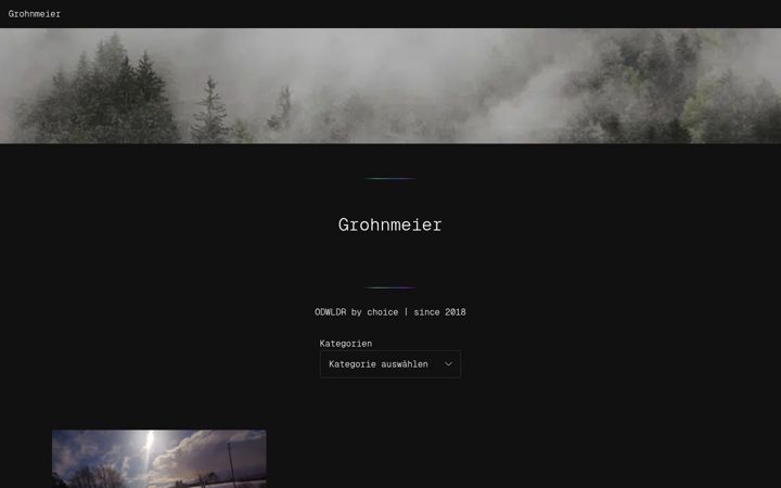 Screenshot of grohnmeier.de