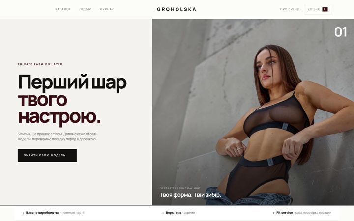Screenshot of groholska.com