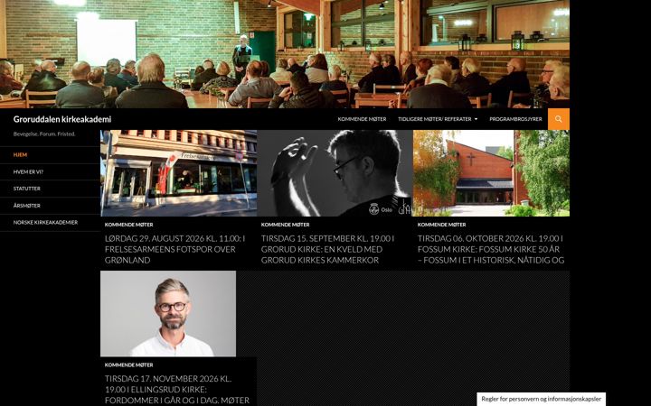 Screenshot of groka.no