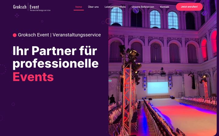 Screenshot ta' groksch-event.de