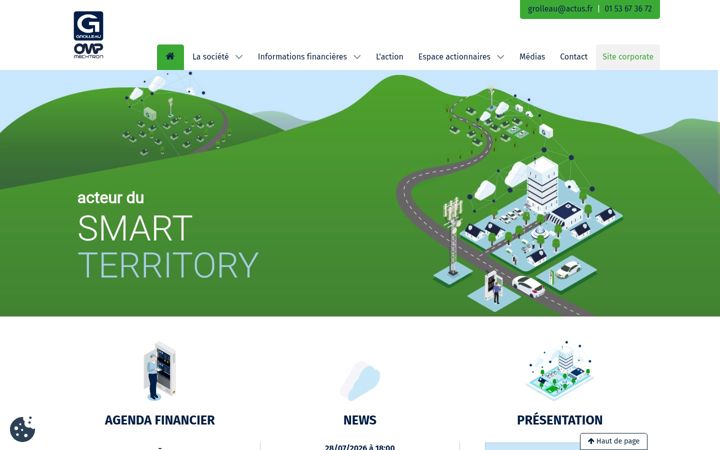 Screenshot of grolleau-bourse.com