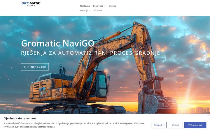 Screenshot of gromatic-navigo.com