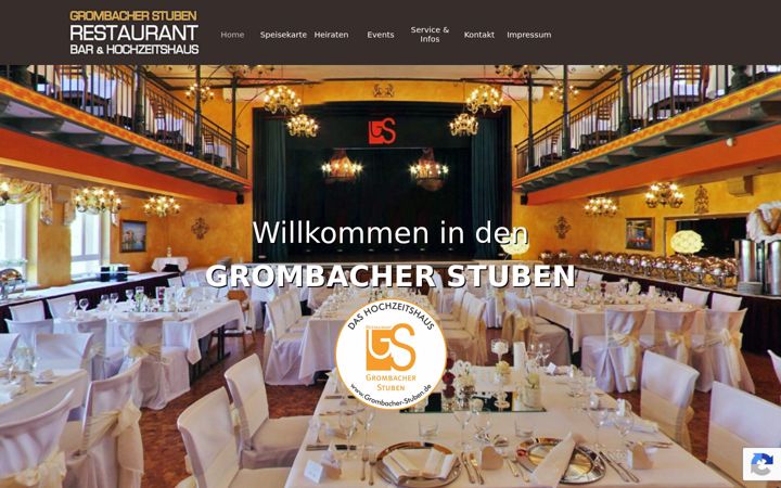 Screenshot of grombacher-stuben.de